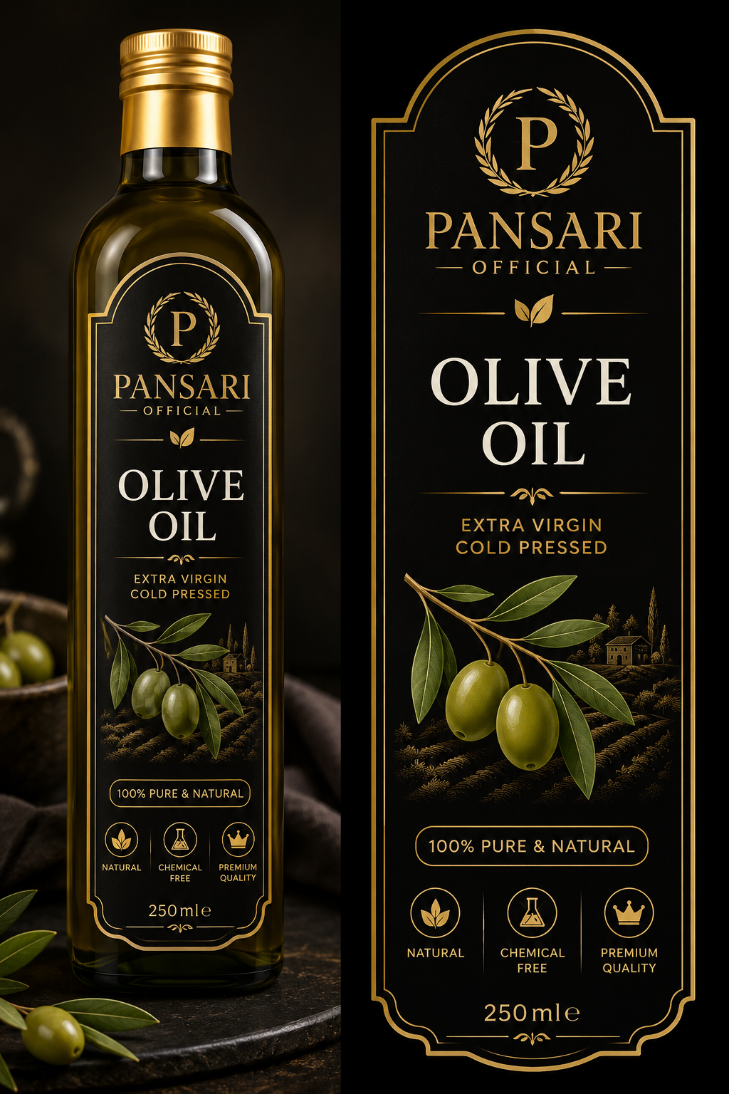Pansari Olive Oil – Extra Virgin Cold Pressed