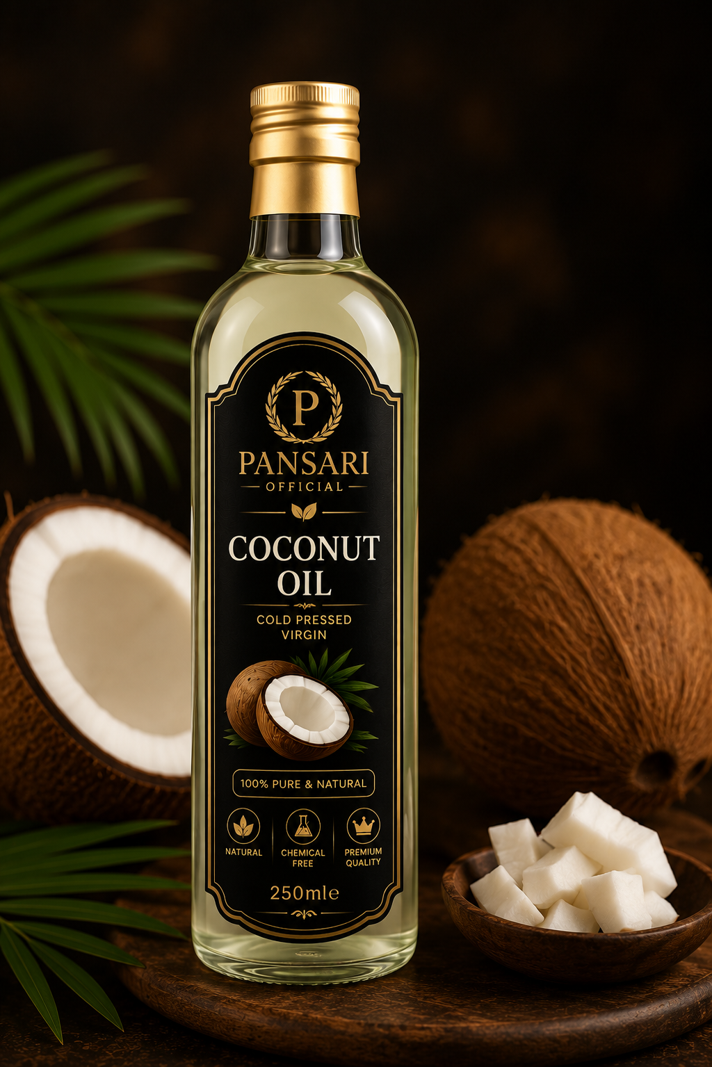 Pansari Coconut Oil – Cold Pressed Virgin