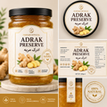 Pansari Adrak Preserve – Premium Ginger Murabba