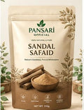 Pansari Sandal Safaid – Premium White Sandalwood Powder | 100% Natural