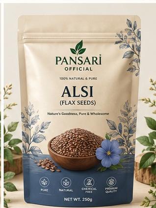 Pansari Alsi – Premium Flax Seeds | 100% Natural & Pure